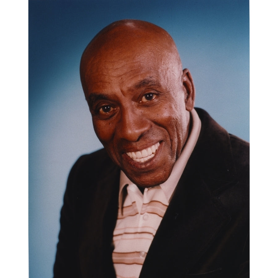 Scatman Crothers Portrait in Brown Stripes Polo Shirt Photo Print Image 1