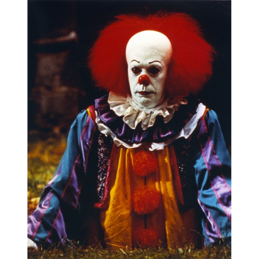 Tim Curry Posed in Clown Outfit Photo Print Image 1