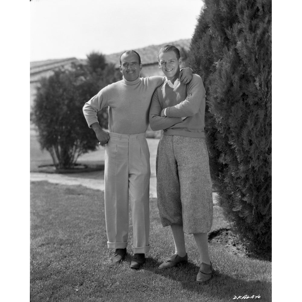 Douglas Fairbanks and Douglas Fairbanks Jr Photo Print Image 1