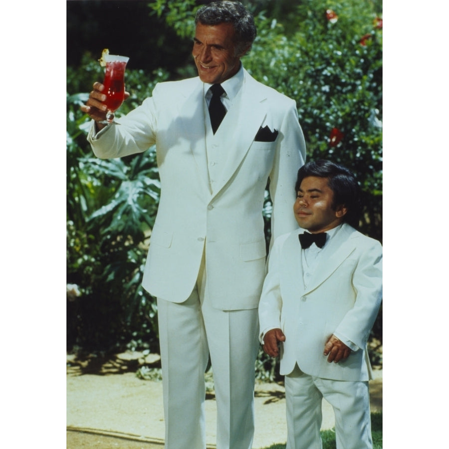 Fantasy Island Mr Roarke and Tatoo in White Suit Photo Print Image 1