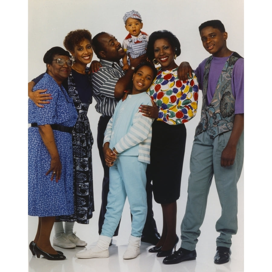 Family Matters Posed with Cast Members Photo Print Image 1