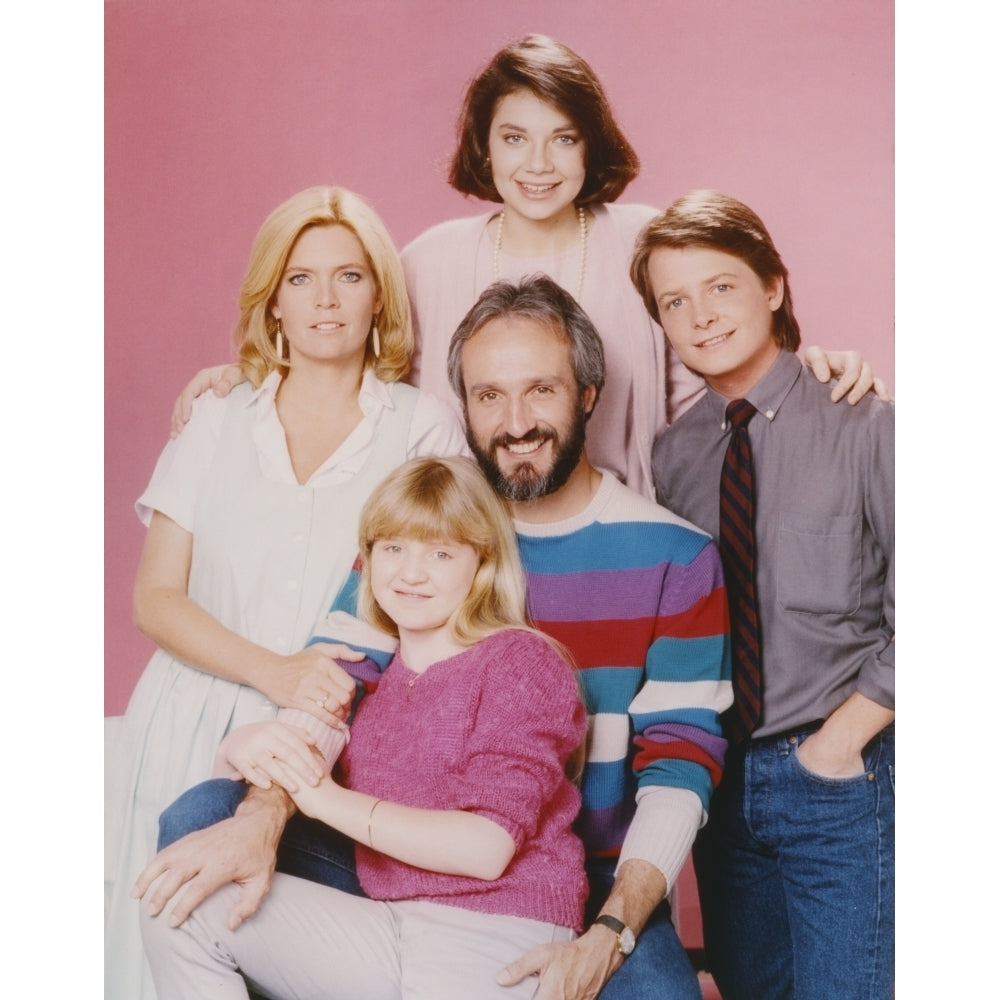 Family Ties Group Portrait of Cast Photo Print Image 1