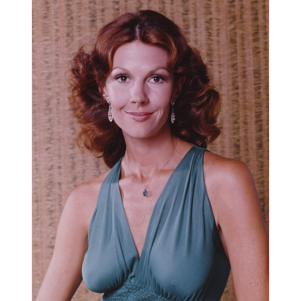 Melinda Fee in Blue Dress Portrait Photo Print Image 1