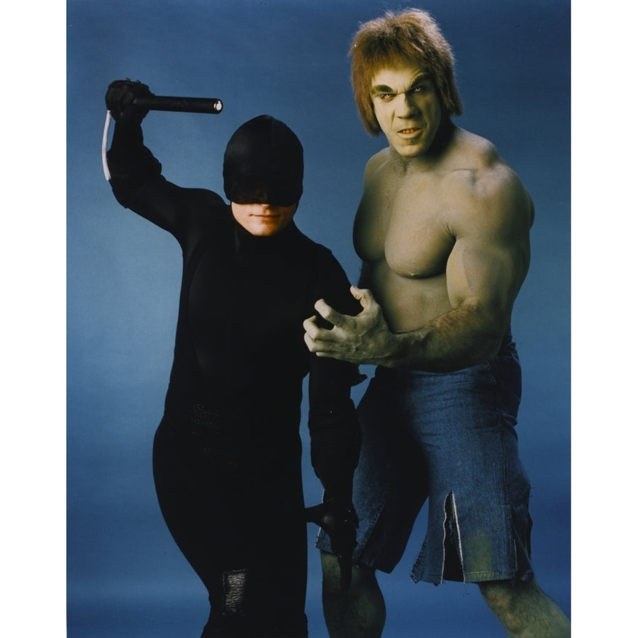 Lou Ferrigno as Incredible Hulk with Dare Devil Portrait Photo Print Image 1