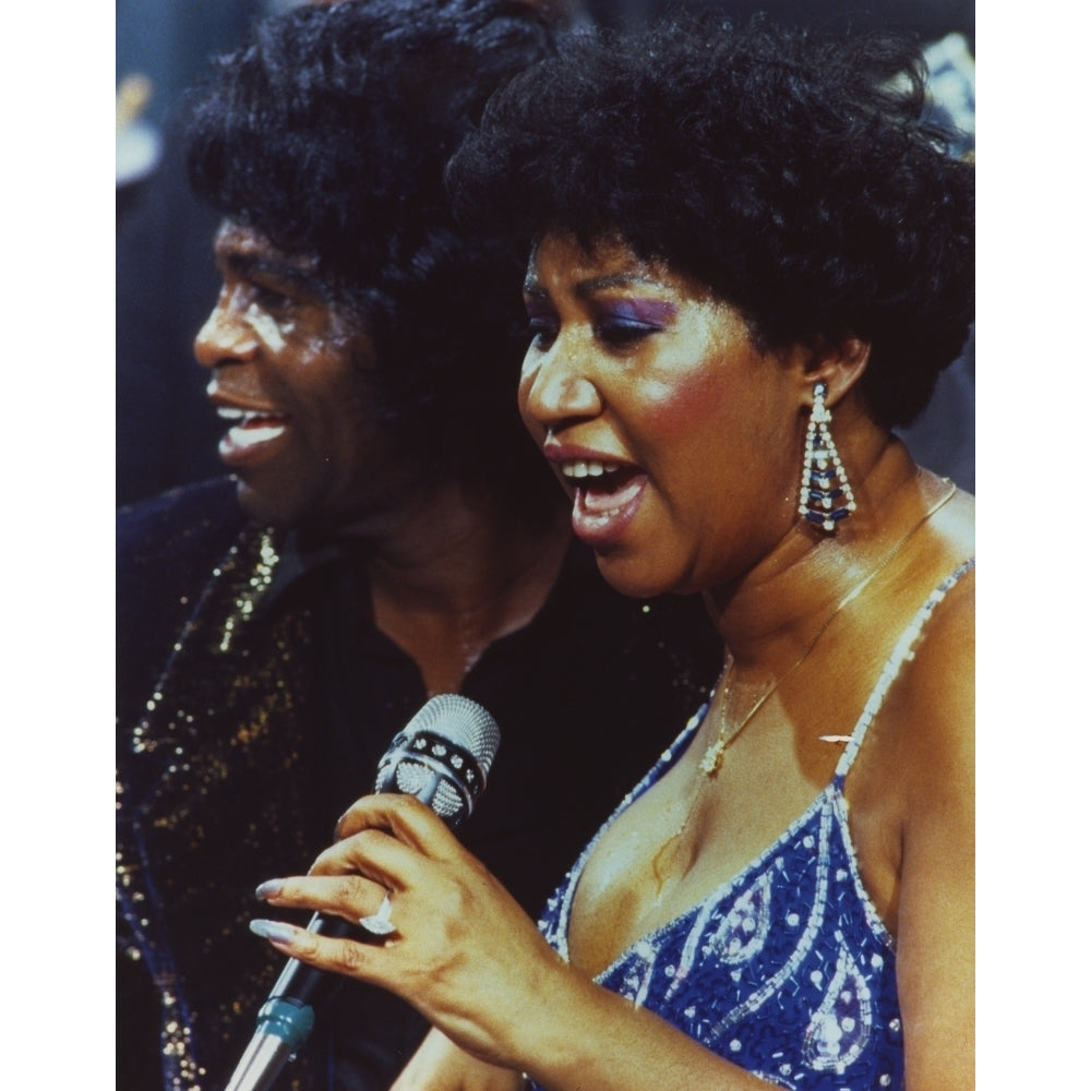 Aretha Franklin Duet Portrait Photo Print Image 1