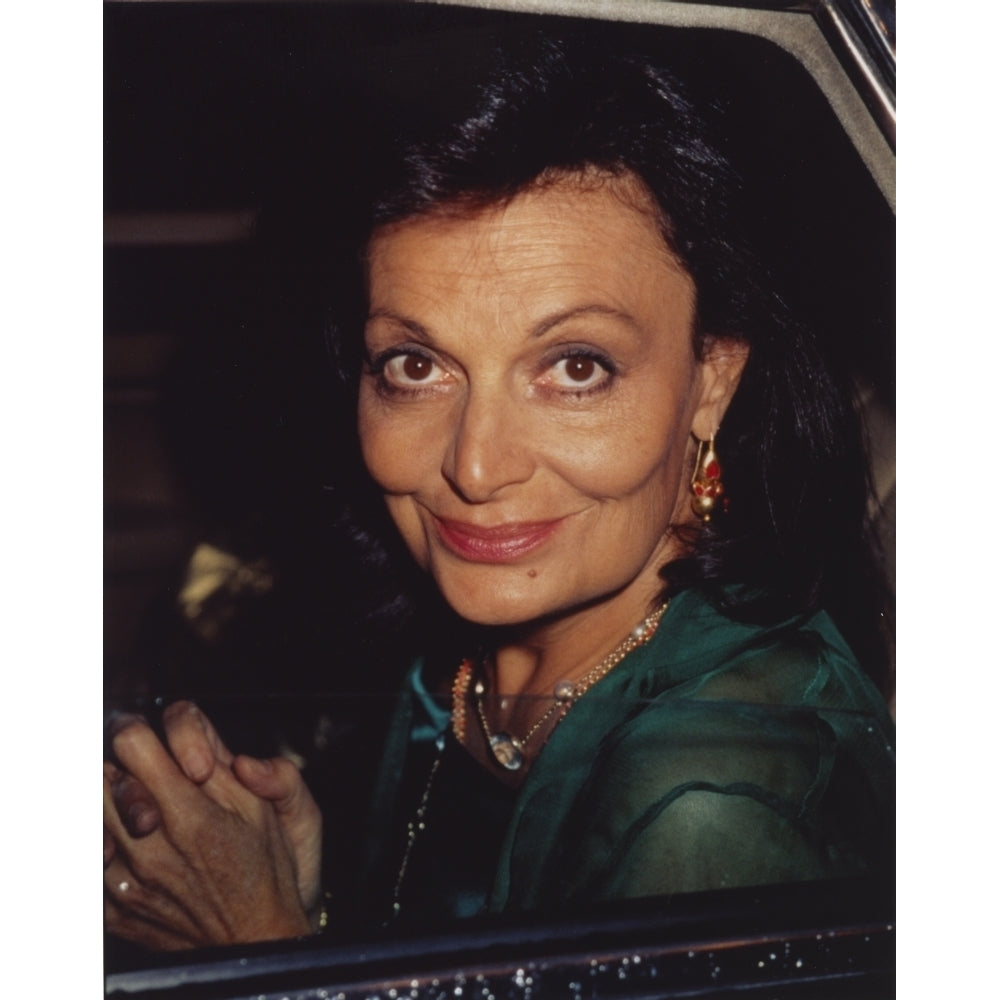 Diane Von Furstenberg Portrait in a Car Photo Print Image 1