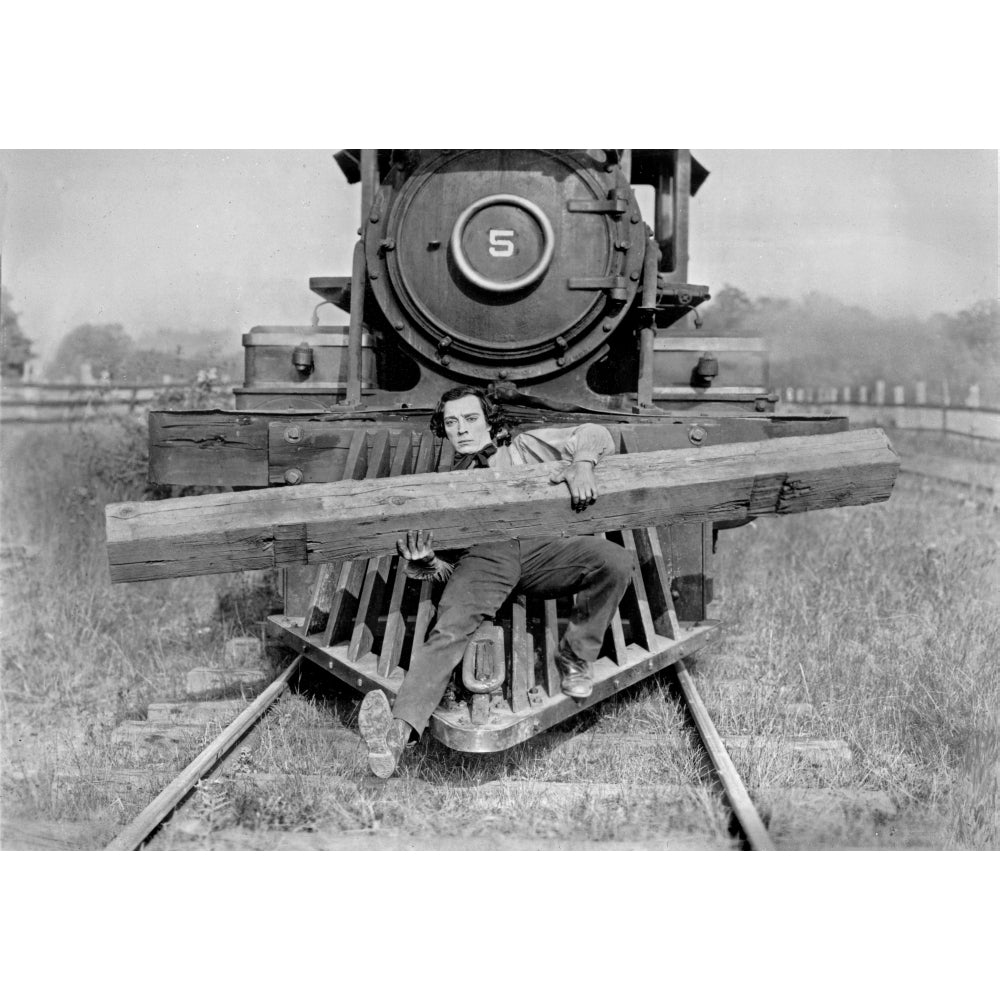 Buster Keaton in The General Photo Print Image 1