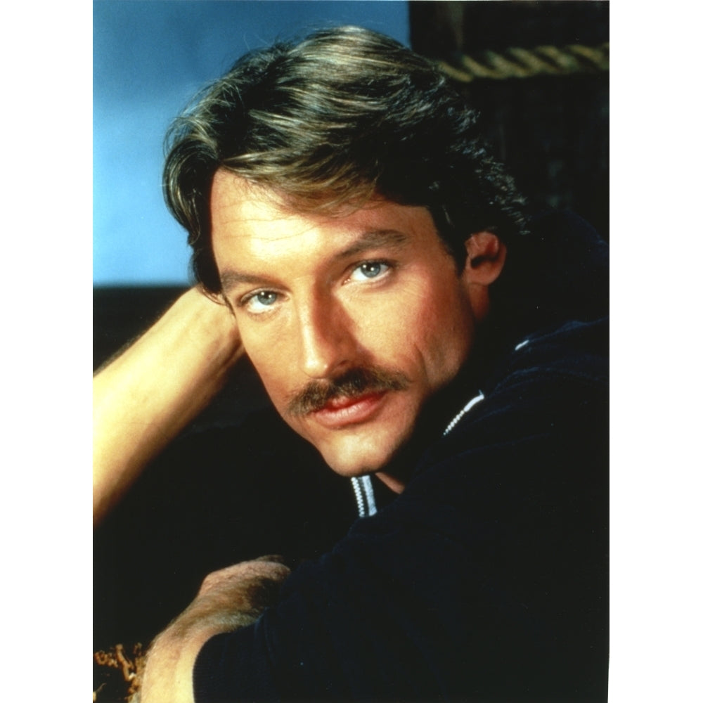 Perry King wearing Black Sweater Close Up Portrait Photo Print Image 1