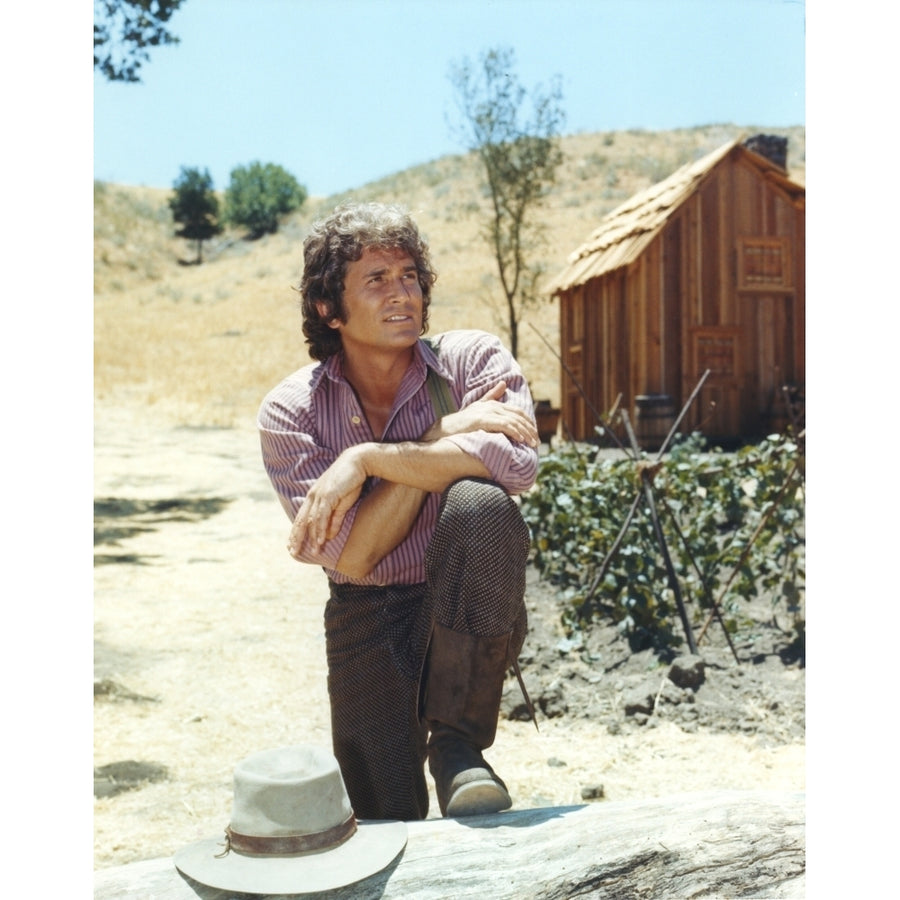 Michael Landon posed in Portrait Photo Print Image 1