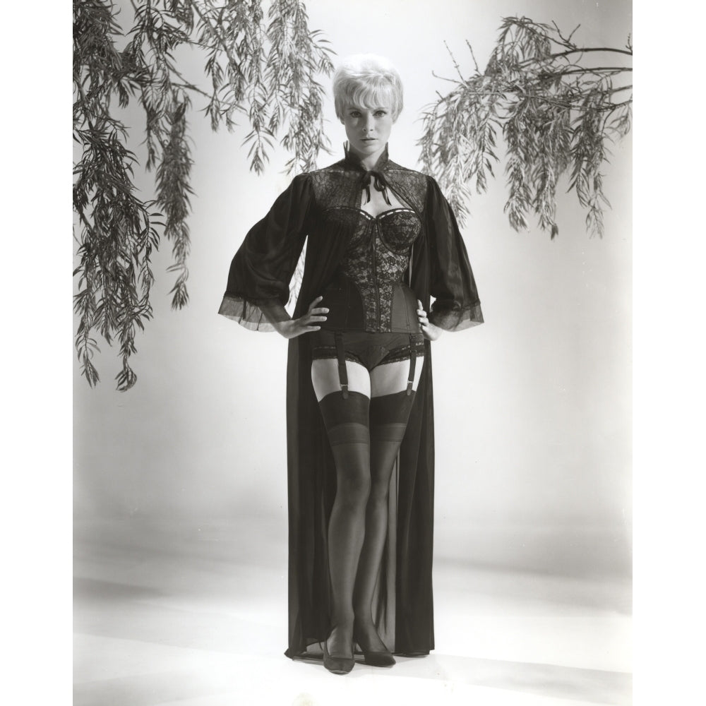 Janet Leigh wearing a corset and cape Photo Print Image 1