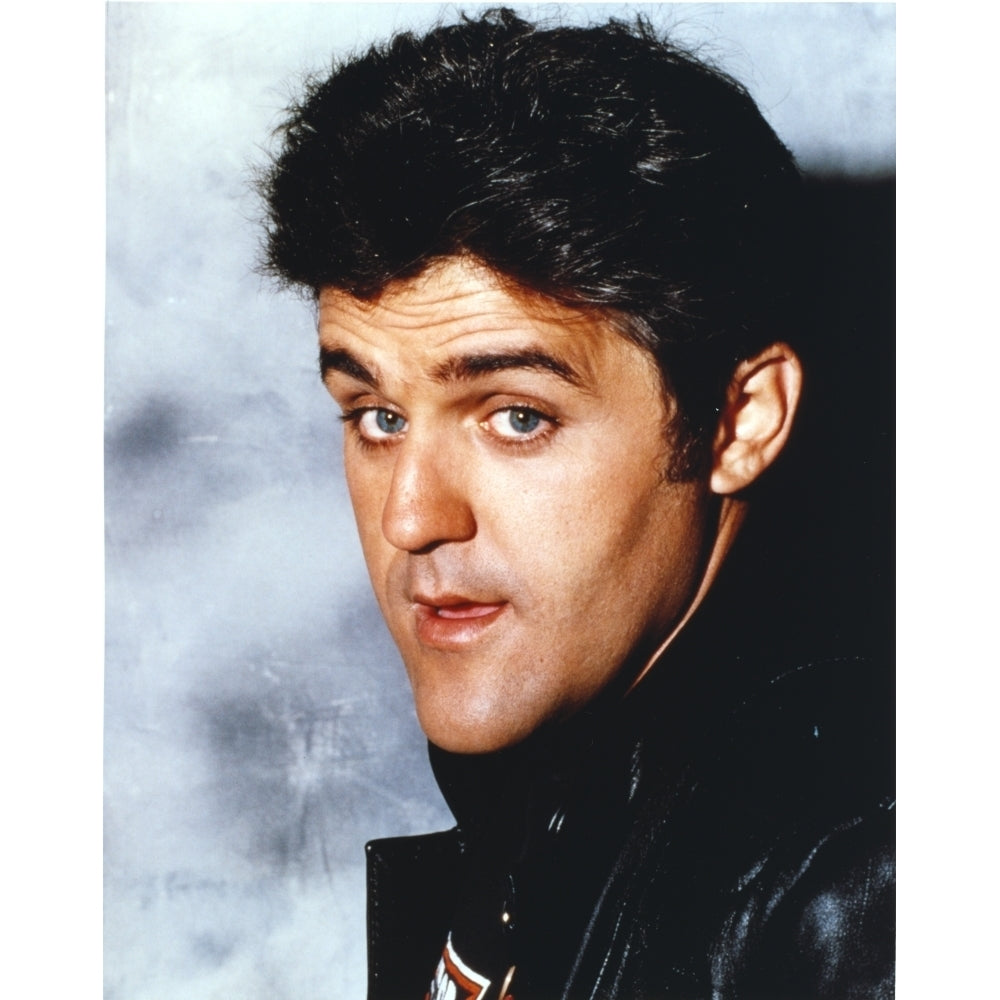 Jay Leno Portrait in Black Leather Jacket Photo Print Image 1