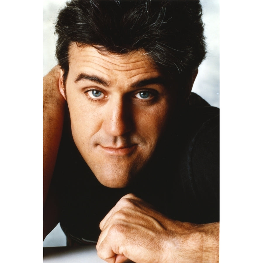 Jay Leno Head Shot Portrait in Black Shirt Photo Print Image 1