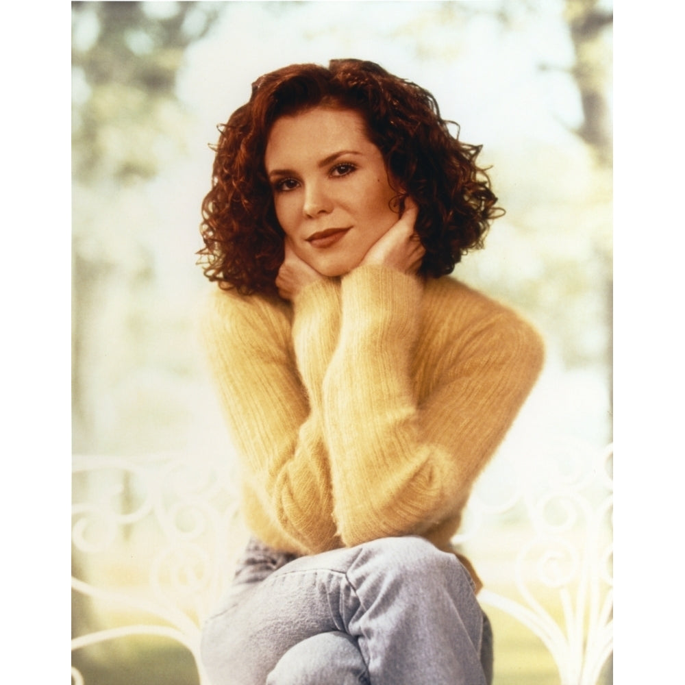 Robyn Lively Portrait in Yellow Sweater Photo Print Image 1