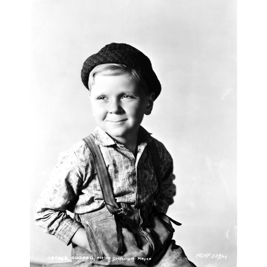 A Jackie Cooper wearing overalls Photo Print Image 1