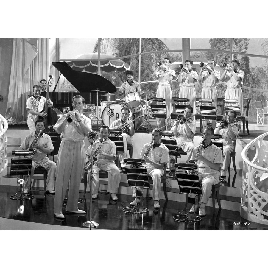 Candid of Benny Goodman with band Photo Print Image 1