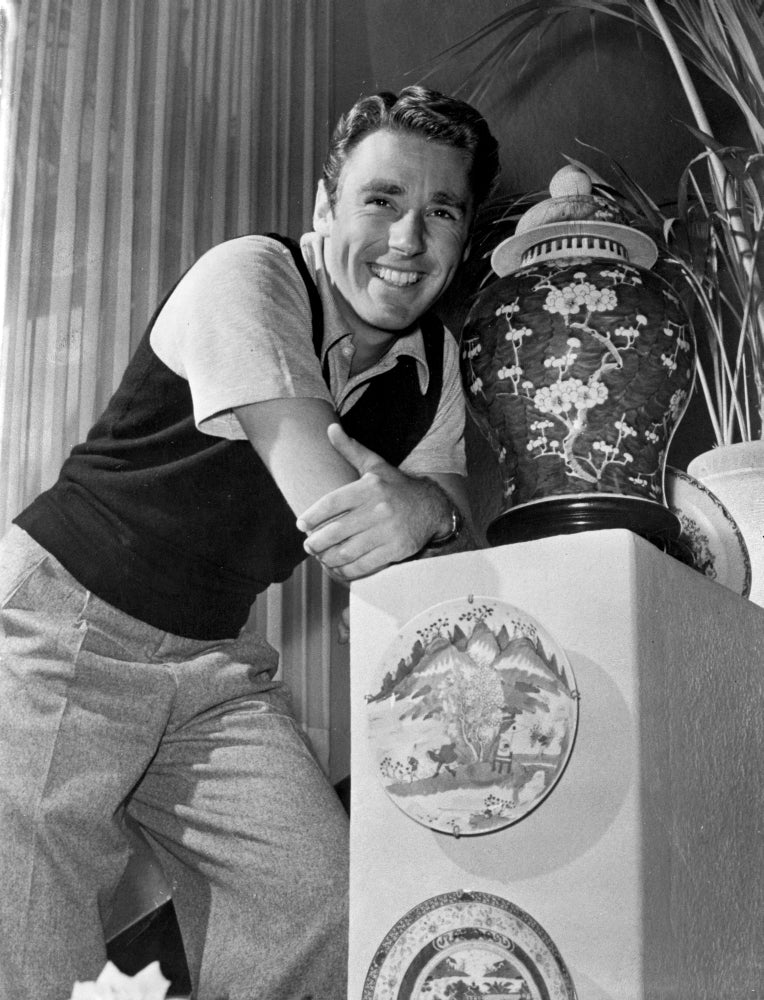 Peter Lawford Leaning in Classic Photo Print Image 1