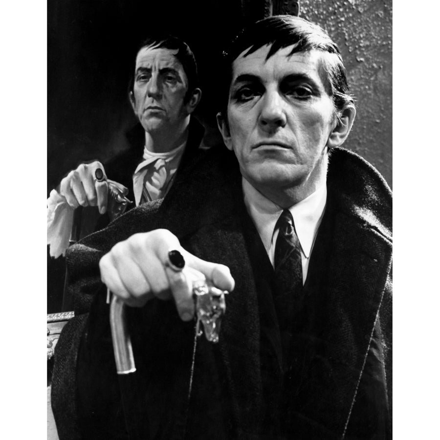 Dark Shadows Cast Member on a Portrait in Black and White Photo Print Image 1