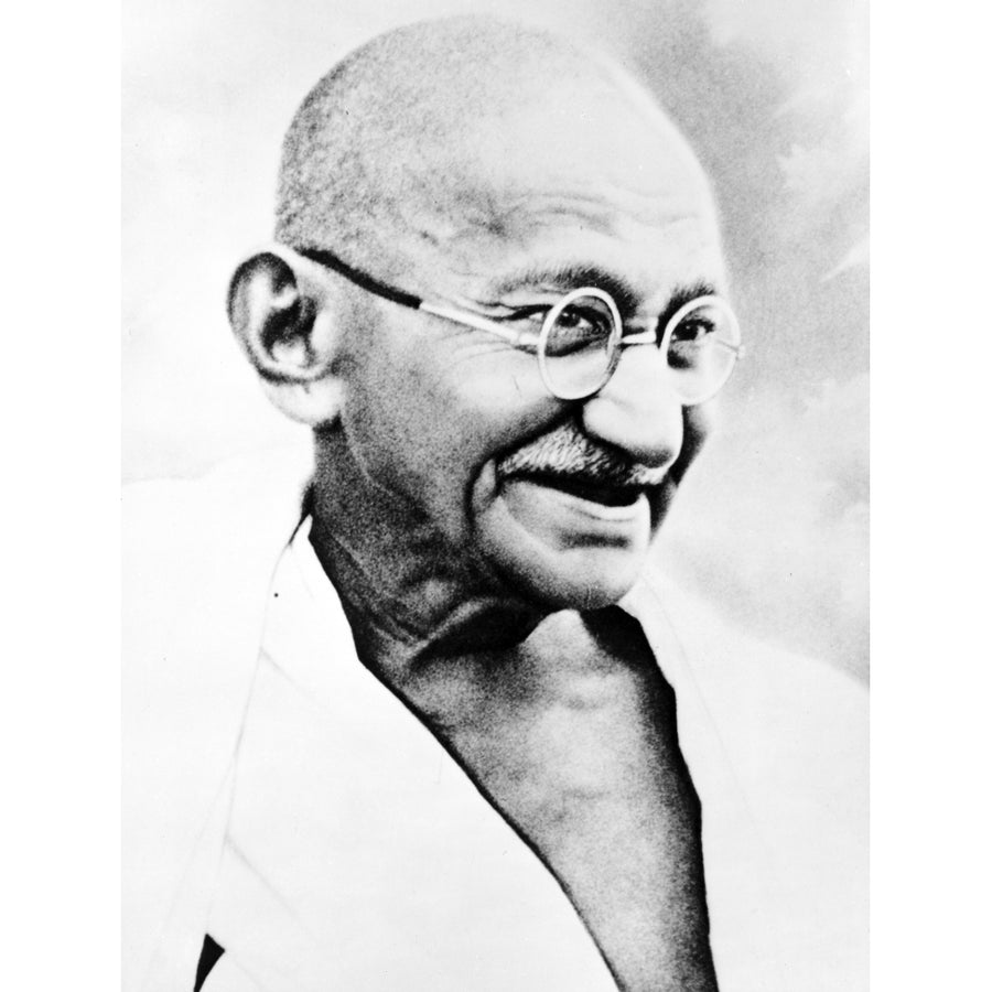 A Portrait Of Mahatma Ghandi Photo Print Image 1