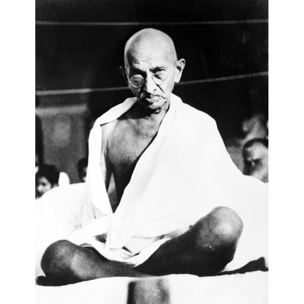 A Portrait Of Mahatma Ghandi Photo Print Image 1