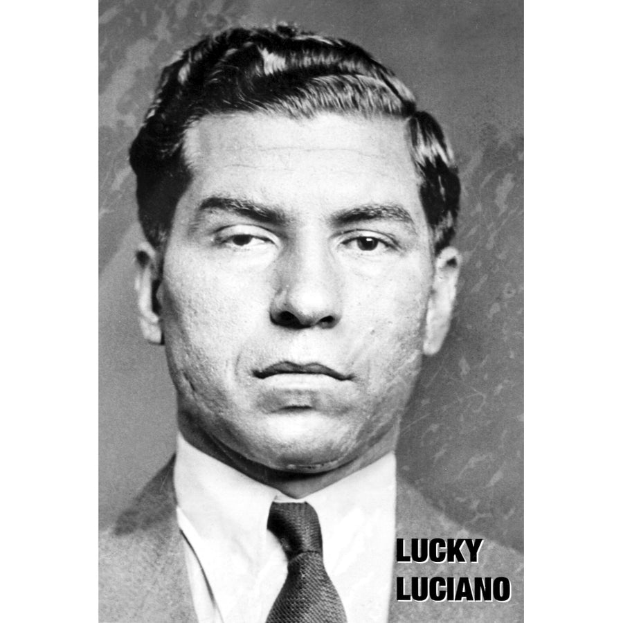 A portrait of Lucky Luciano Photo Print Image 1