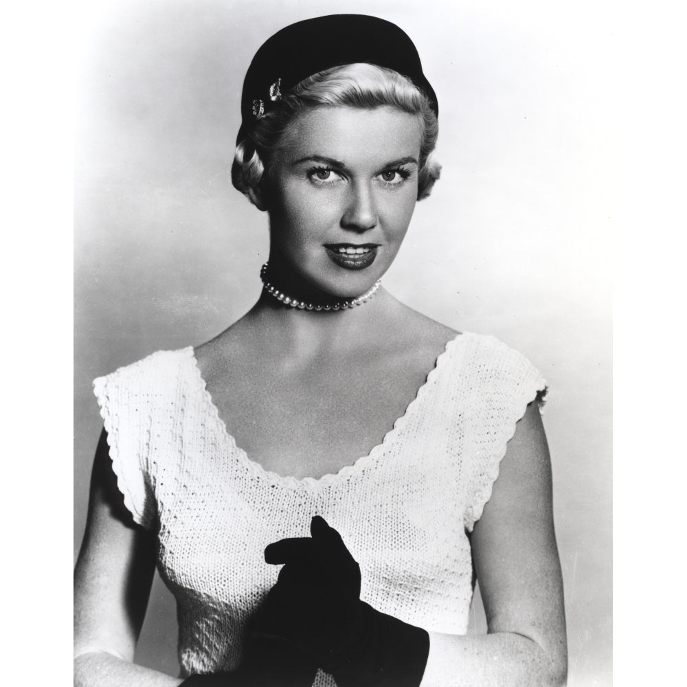 Doris Day Portrait in Classic with Gloves Photo Print Image 1