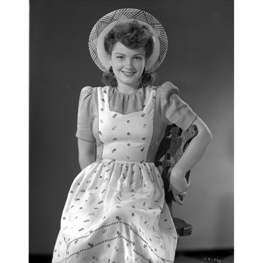 Anne Baxter on smiling and posed Photo Print Image 1