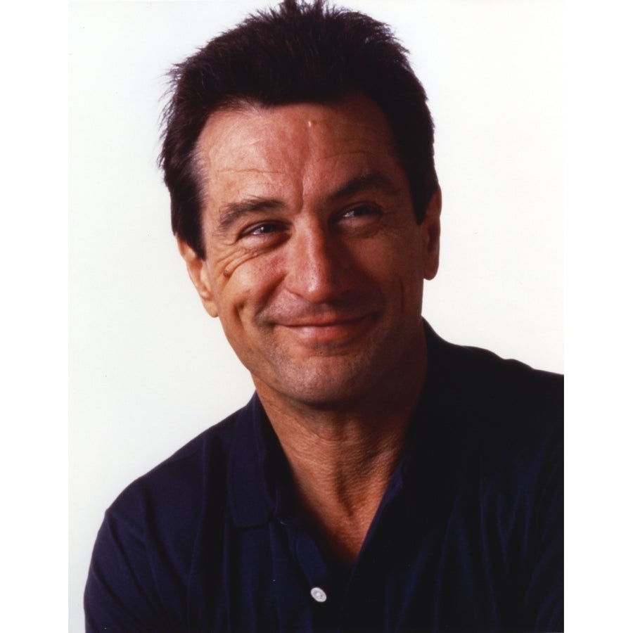 Robert Deniro smiling in Blue Shirt Photo Print Image 1