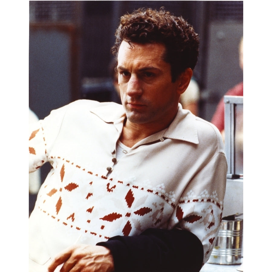 Robert Deniro Posed in White Sweater with Collar Photo Print Image 1