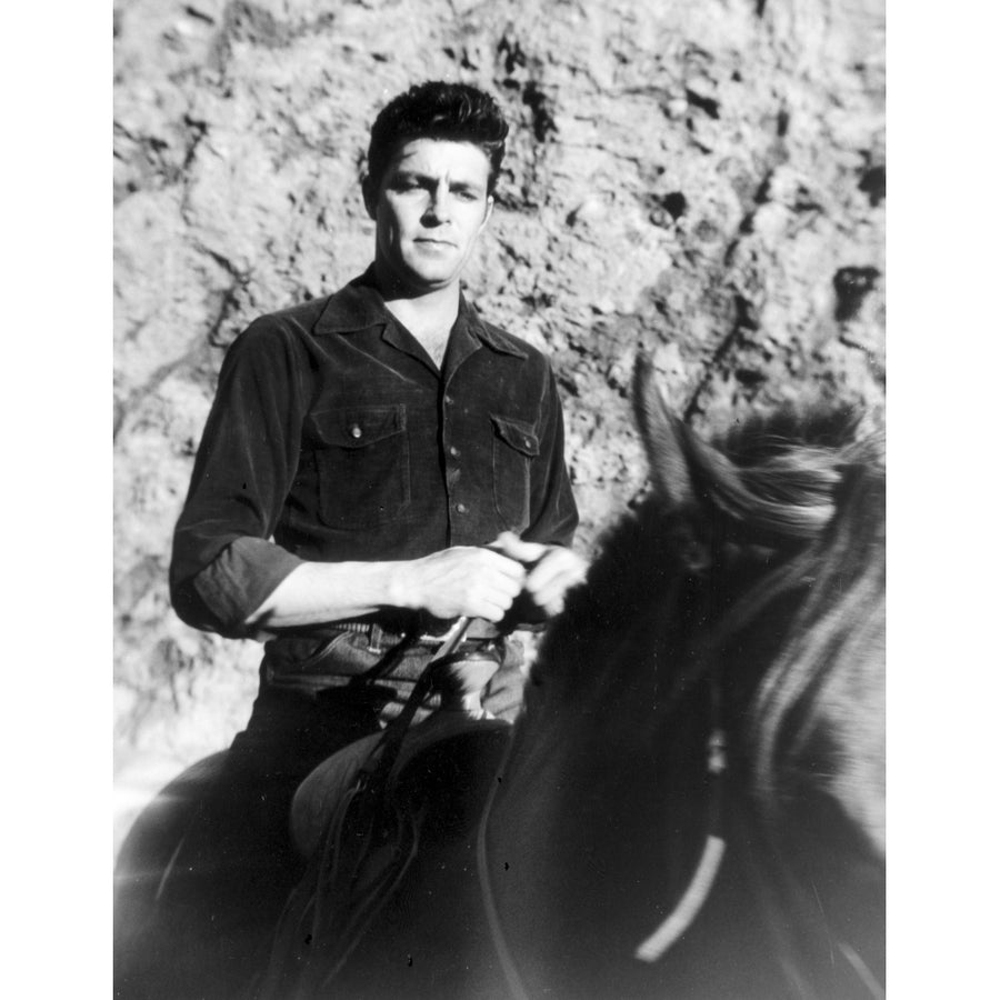 Dale Robertson riding a horse Photo Print Image 1