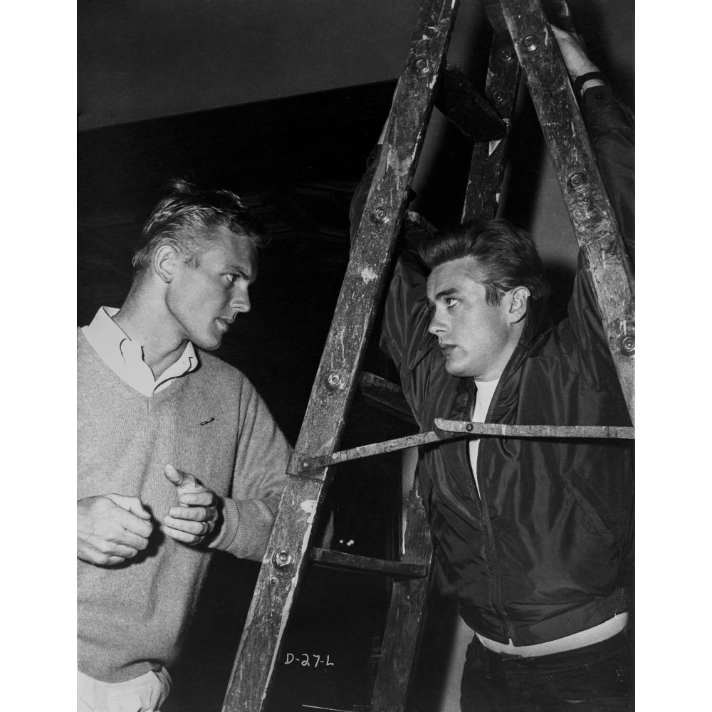 James Dean and Tab Hunter Posed in Classic Photo Print Image 1