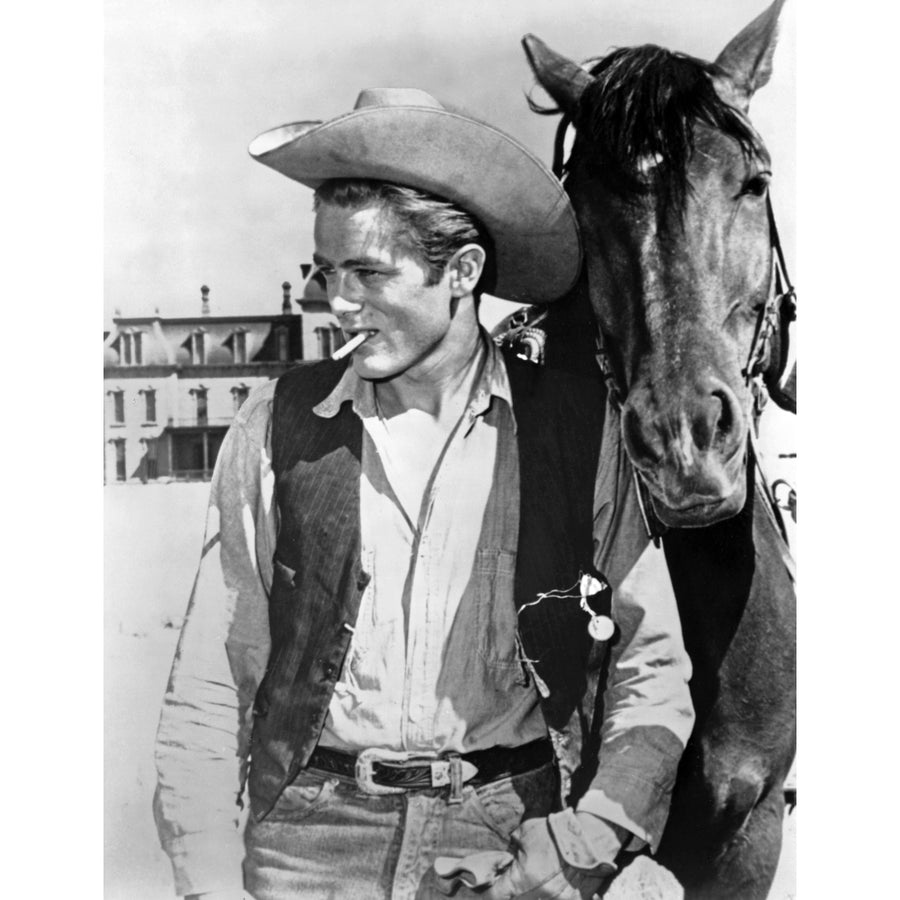 A Promotional Still Of James Dean in A Cowboy Costume Photo Print Image 1