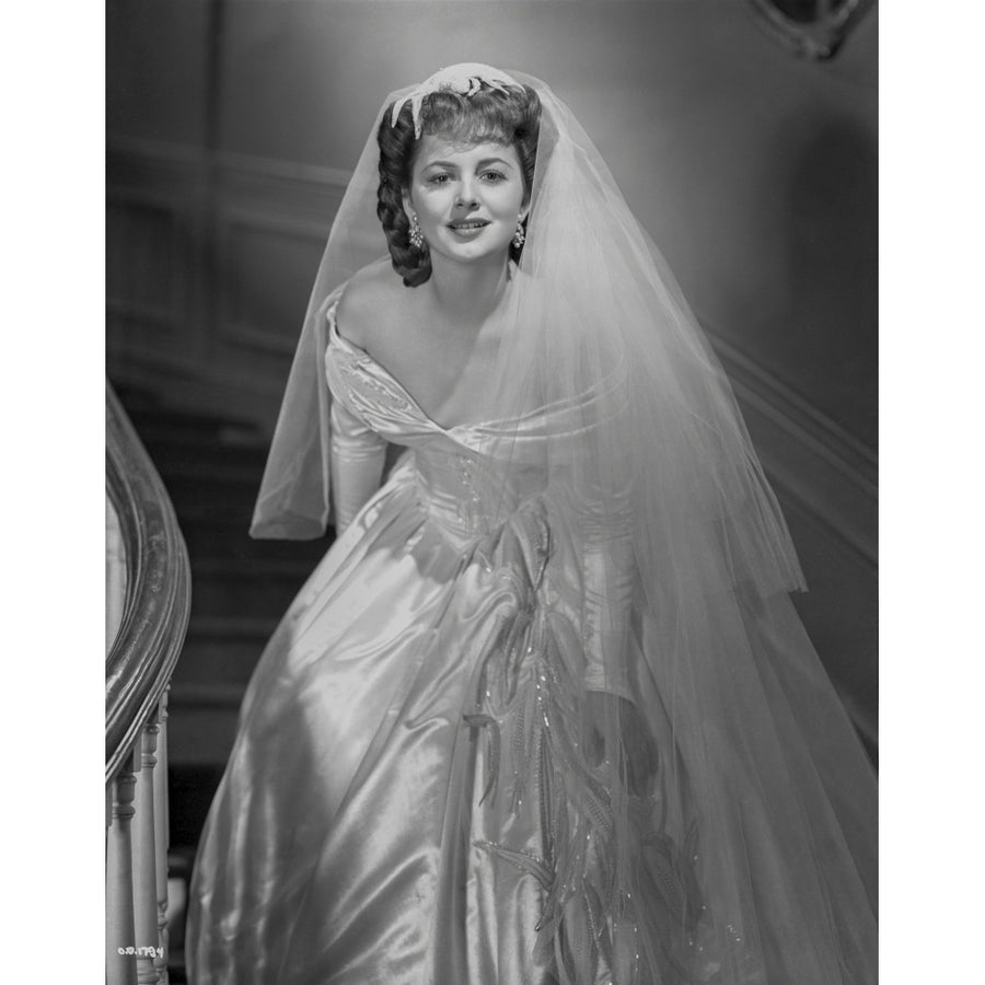 Olivia DeHavilland Portrait in Wedding Dress Photo Print Image 1