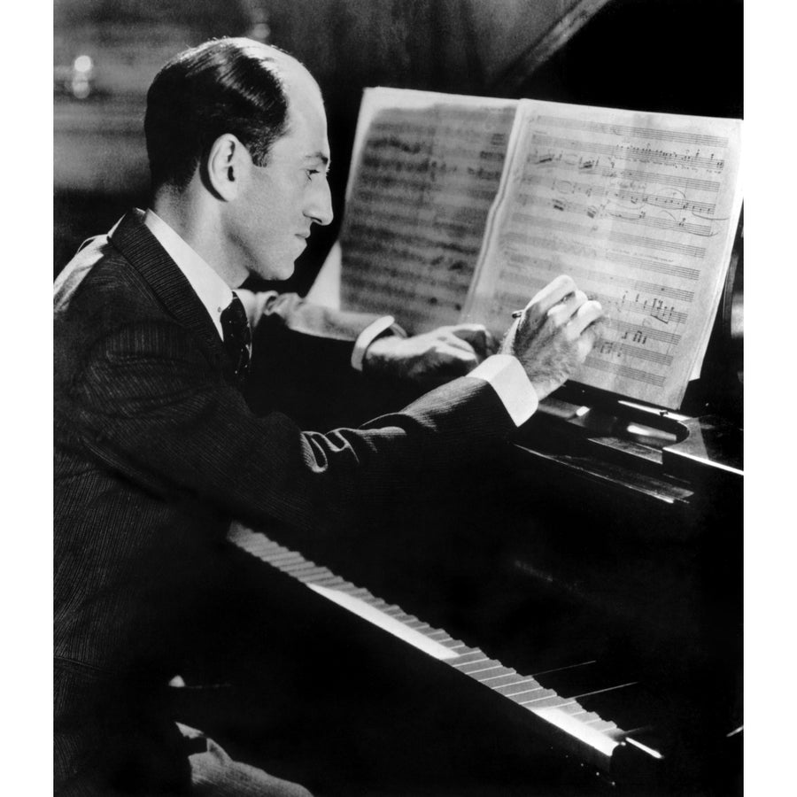 George Gershwin composing Photo Print Image 1