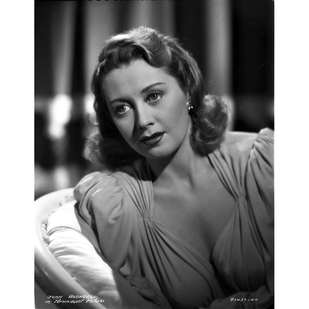 Joan Blondell Lying on the Couch in a Portrait Photo Print Image 1