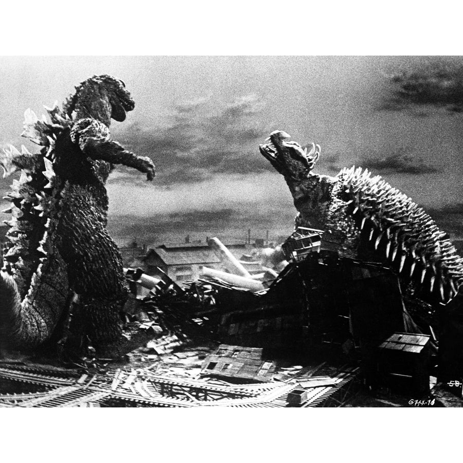 Gigantis The Fire Monster Classic Movie Scene Photo Print Image 1