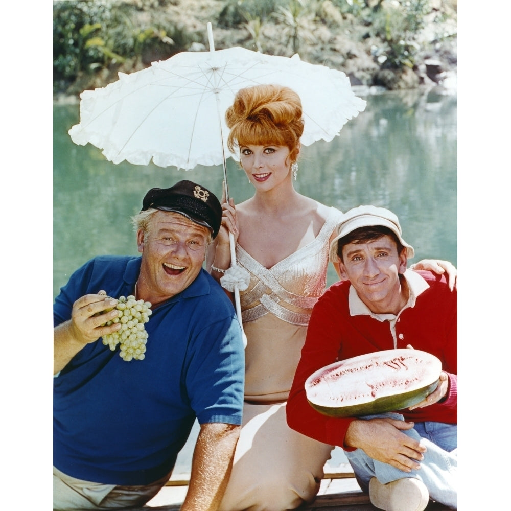 Gilligans Island Posed Holding Fruits Photo Print Image 1