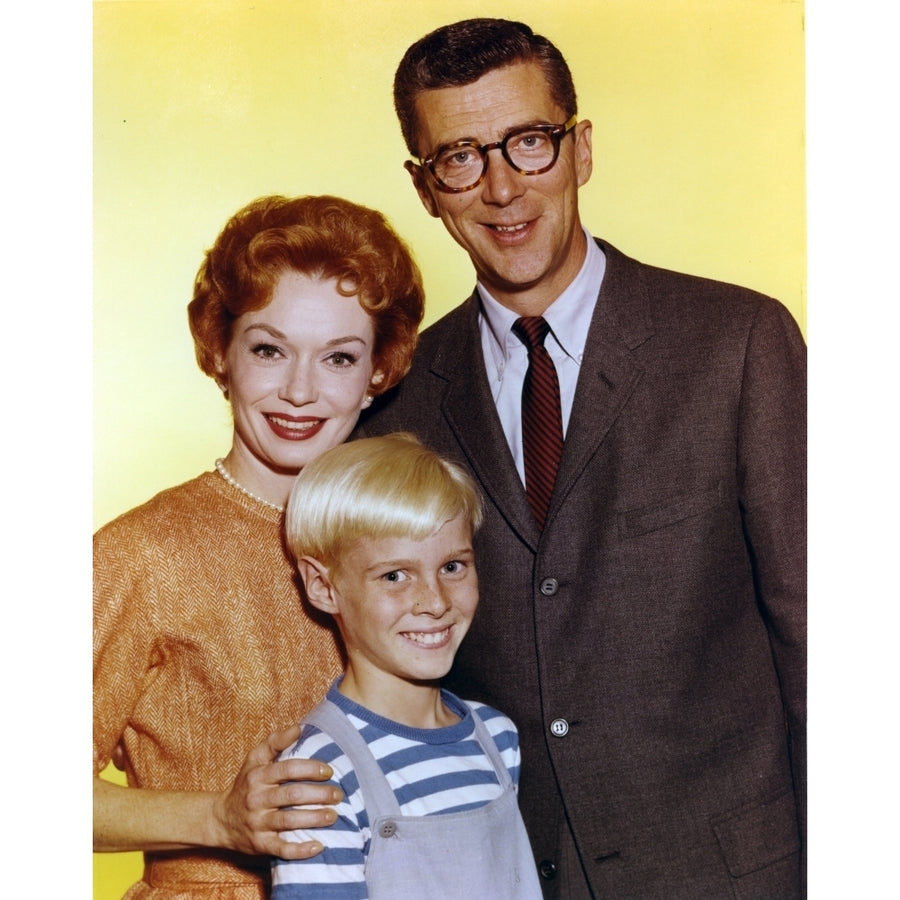 Dennis The Menace Family Portrait in Yellow Background Photo Print Image 1