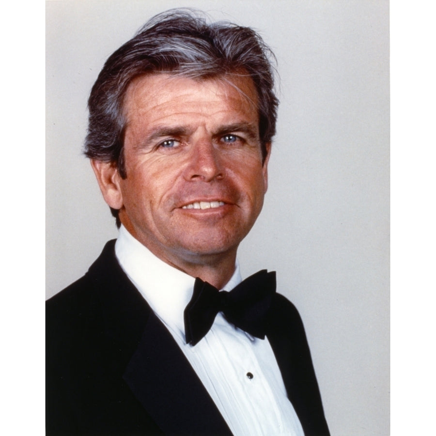 William Devane Posed in Black Suit with bow Tie Photo Print Image 1