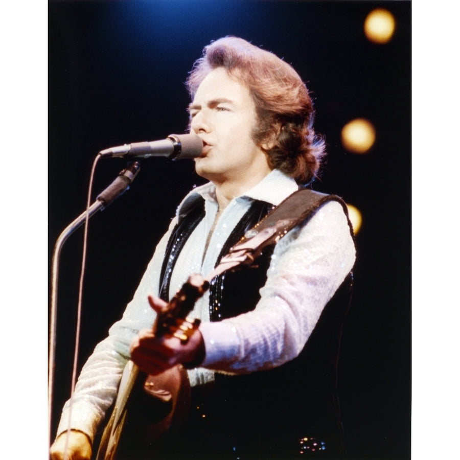 Neil Diamond singing Playing Guitar Photo Print Image 1