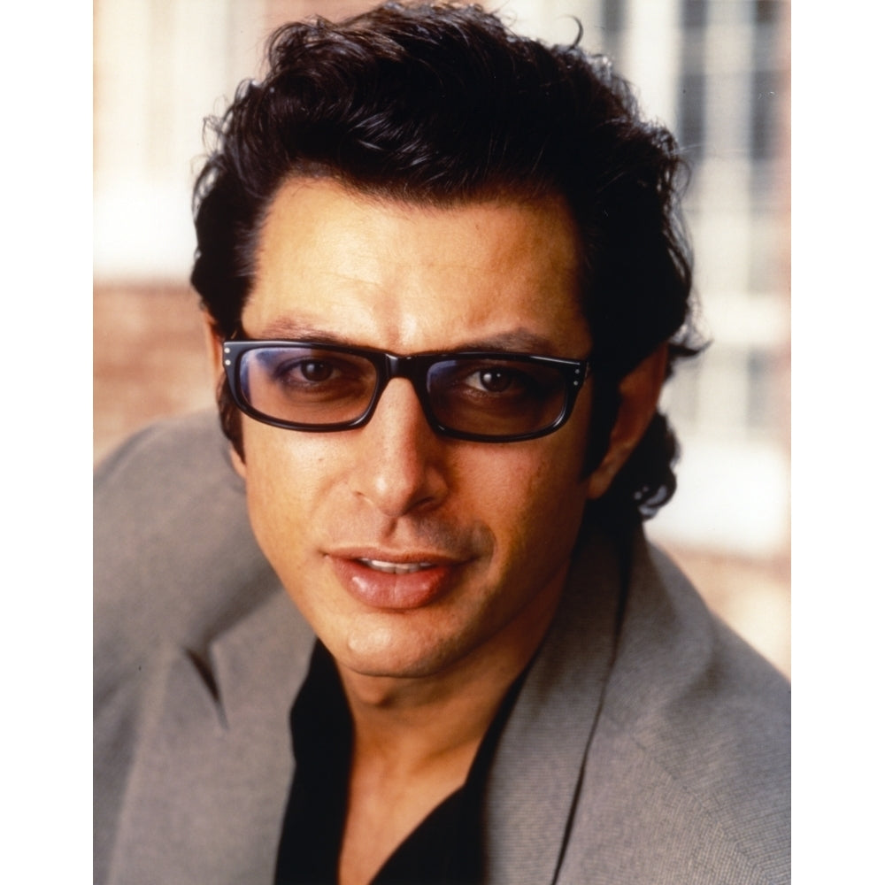 Jeff Goldblum Posed in Grey Linen Suit Photo Print Image 1