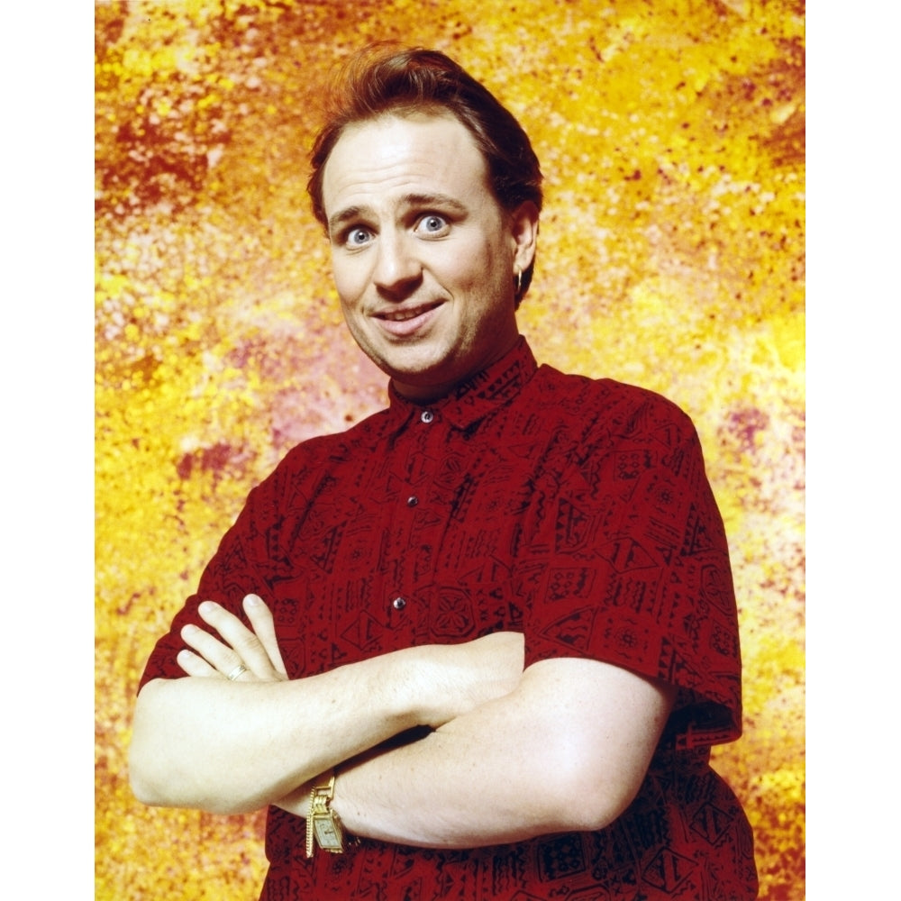 Bob Goldthwait Posed in Red Polo Photo Print Image 1