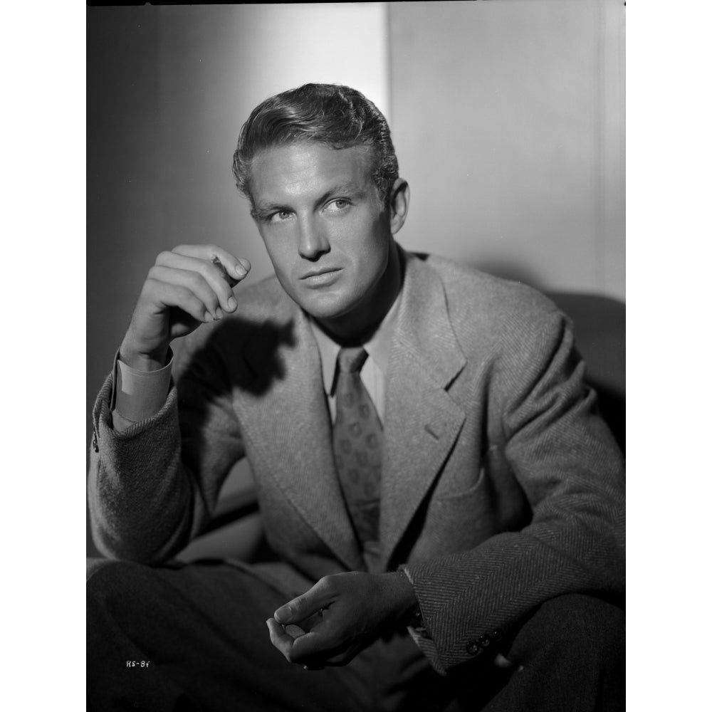 A Portrait Of Robert Stack Photo Print Image 1