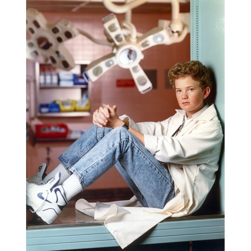 Doogie Howser Poed in Doctor Outfit and Blue Jeans Photo Print Image 1