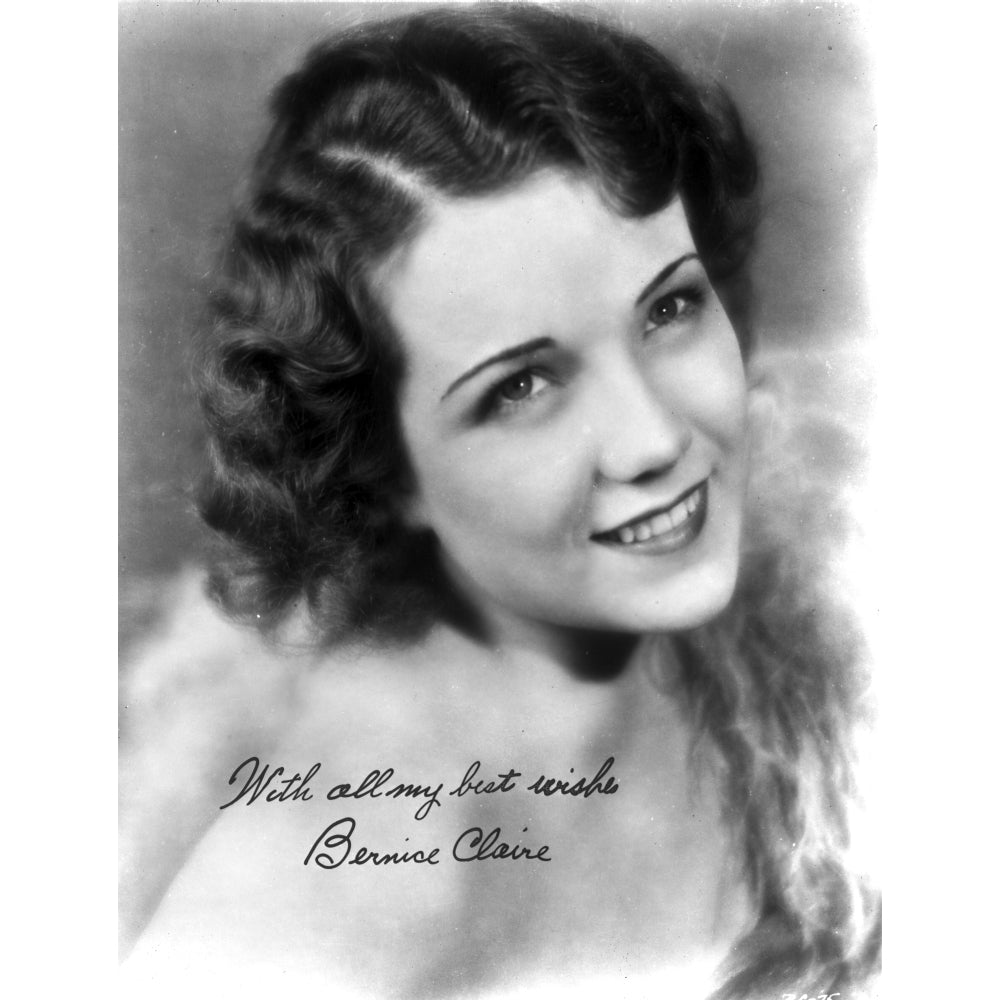 Bernice Claire Portrait in Classic Photo Print Image 1