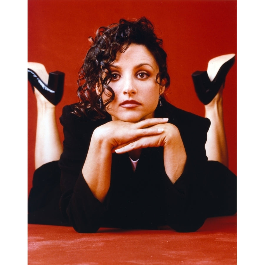 Julia Louis Dreyfus Red Background Portrait Photo Print Image 1