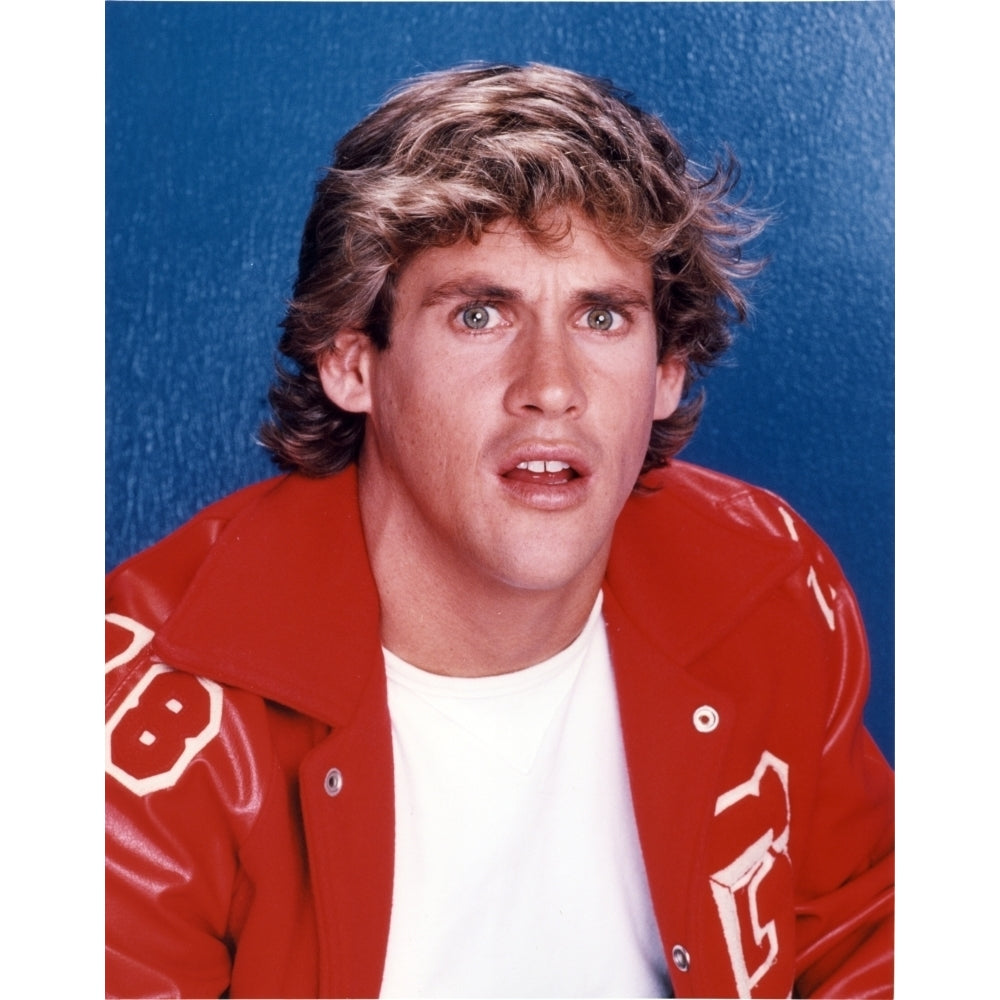 Michael Dudikoff Blue Background Close Up Portrait Photo Print Image 1