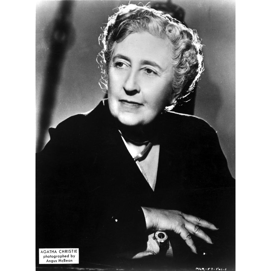 Agatha Christie Portrait in Classic Photo Print Image 1