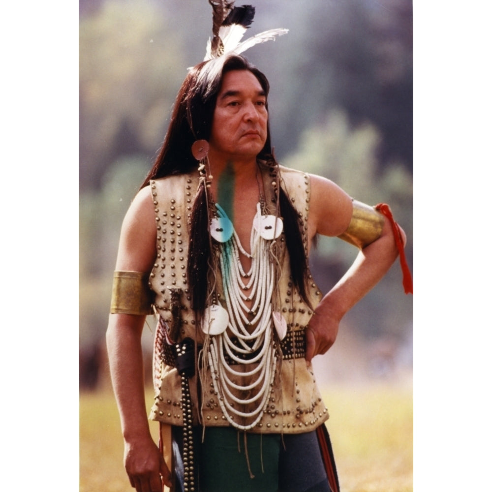 Graham Greene Portrait in Native American Outfit Photo Print Image 1