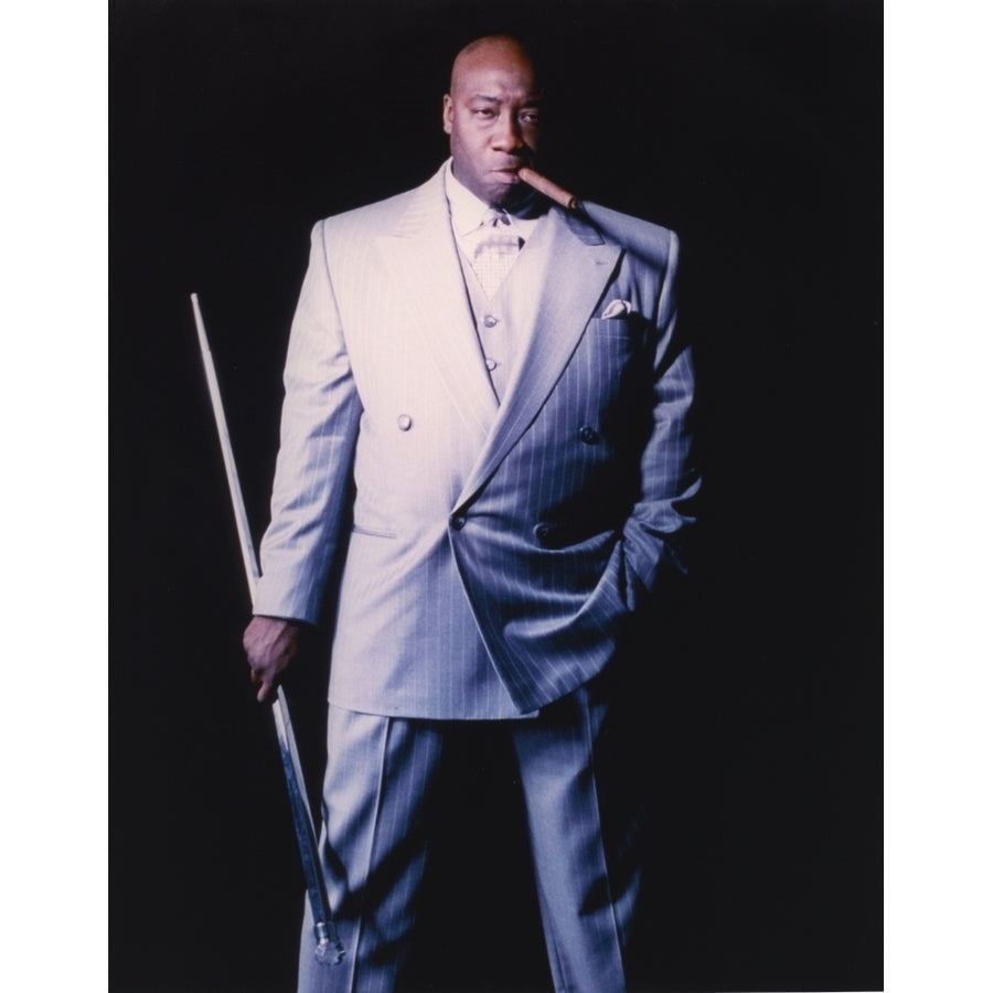 Michael Clarke Duncan Posed in Formal Suit Black Background Portrait Photo Print Image 1