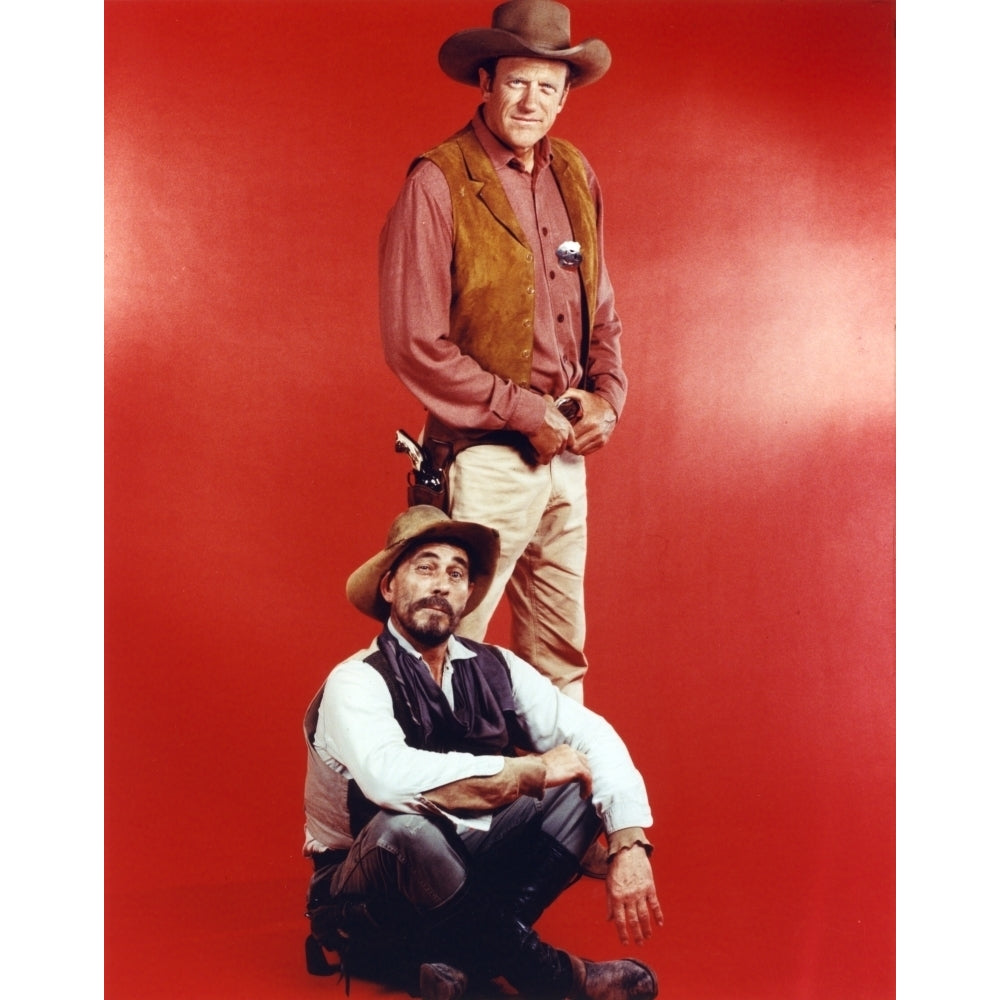 Gunsmoke Cast Picture in Red Background Photo Print Image 1